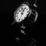 alarm clock, clock to depict time management